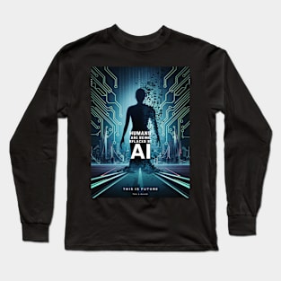 Humans vs AI Long Sleeve T-Shirt